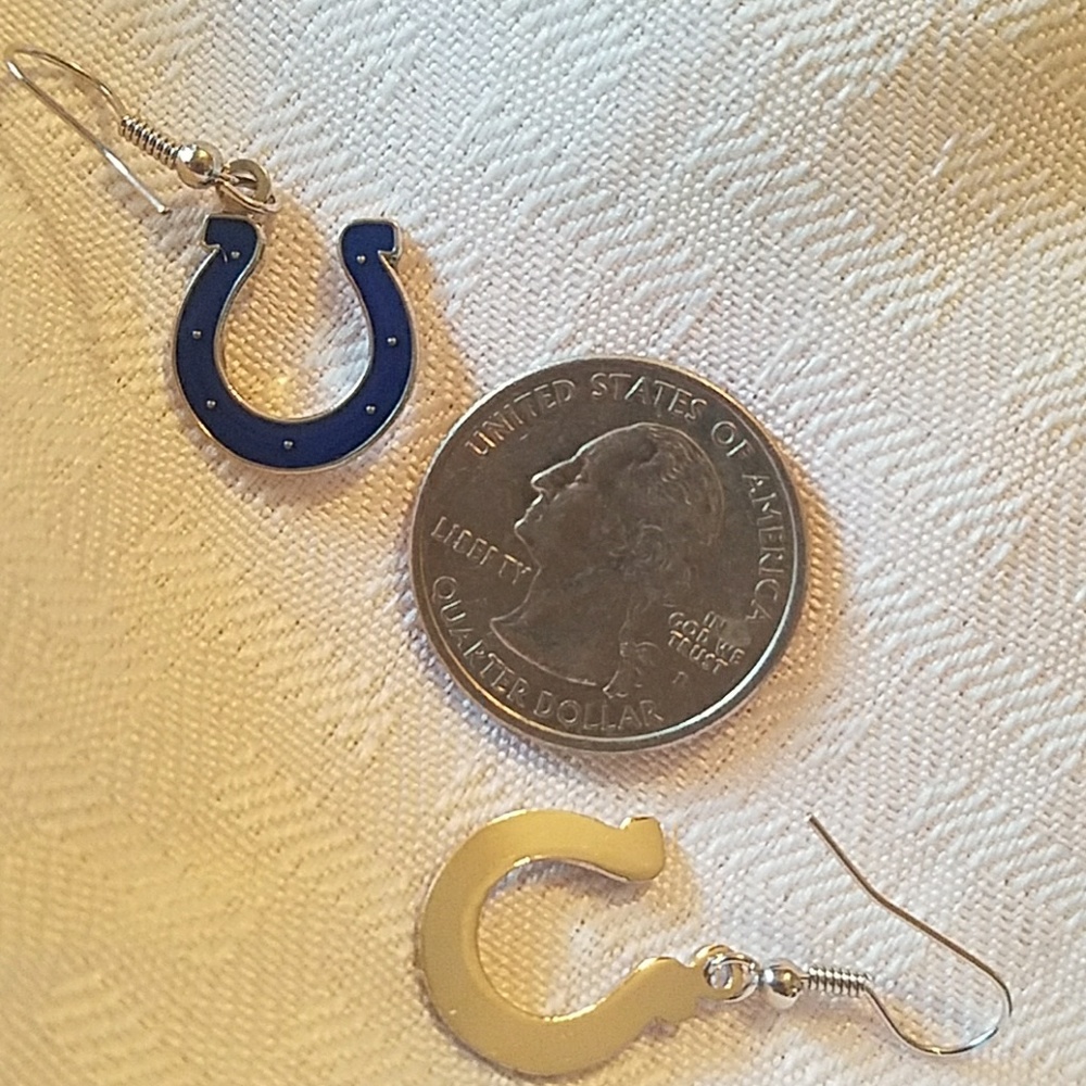 Colts Earrings - Picture 3 of 3